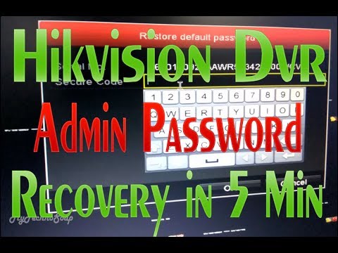 hikvision dvr default admin password